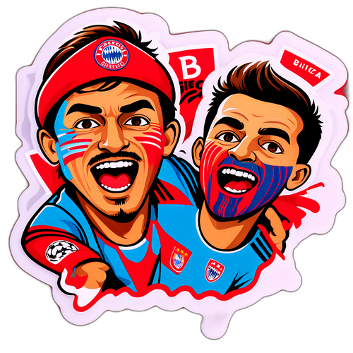 Benfica og Bayern Fodboldfans