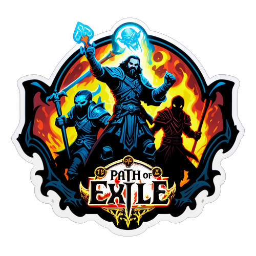 Illustration d'un autocollant pour Path of Exile 2