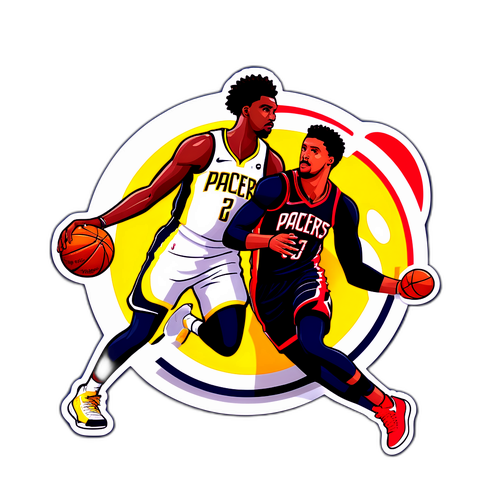 Pacers vs Hawks Sticker