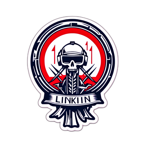 Ein kreatives Design von Linkin Park, das ihre musikalische Evolution im Laufe der Jahre repräsentiert.