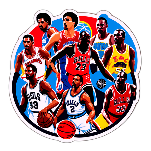 Những Vận Động Viên Vĩ Đại nhất NBA với Thiết Kế Cổ Điển