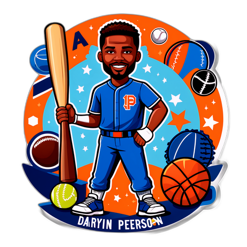A Motivational Sticker of Darryn Peterson Overcoming Obstacles