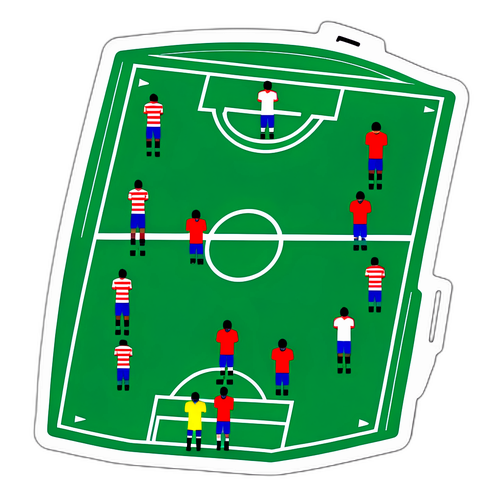 Stiker Perayaan Unsur Taktikal Bola Sepak