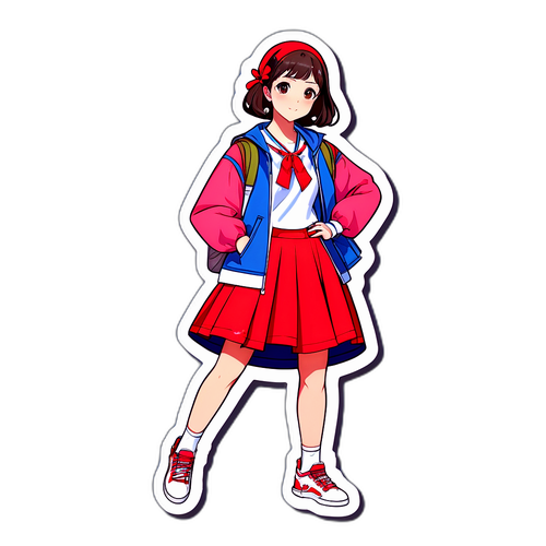 ファッションモデルとしての様々な衣装を披露する明里佐藤のデザイン