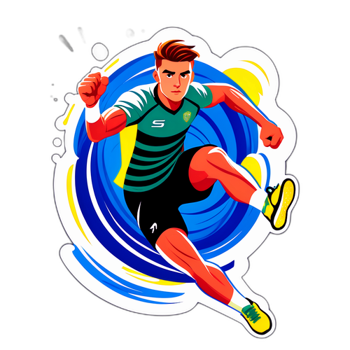 An Illustration of Aidan Hutchinson in Action