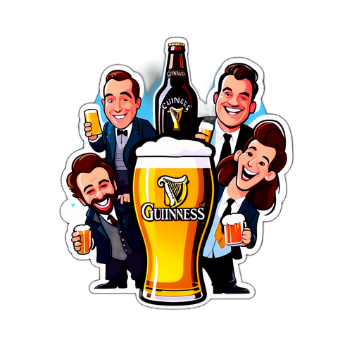 Affiche humoristique de la Maison de Guinness Saison 2
