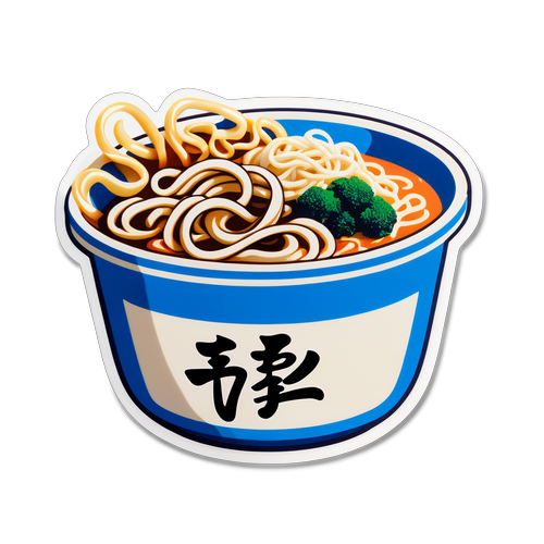 マルガメ製麺のうどんをアートで表現！食欲を刺激する極上デザイン！