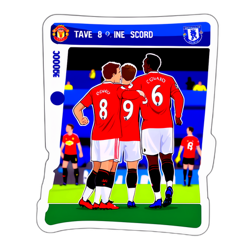 Gol celebrat de Manchester United împotriva Everton