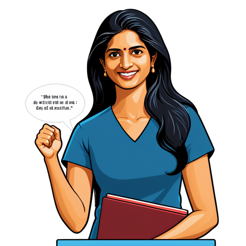Inspirierendes Gita Gopinath Sticker