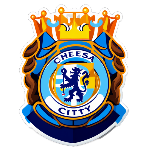 Chelsea vs Manchester City Match Excitement Sticker