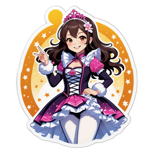 ユキナカの舞台での輝きを捉えたデザイン