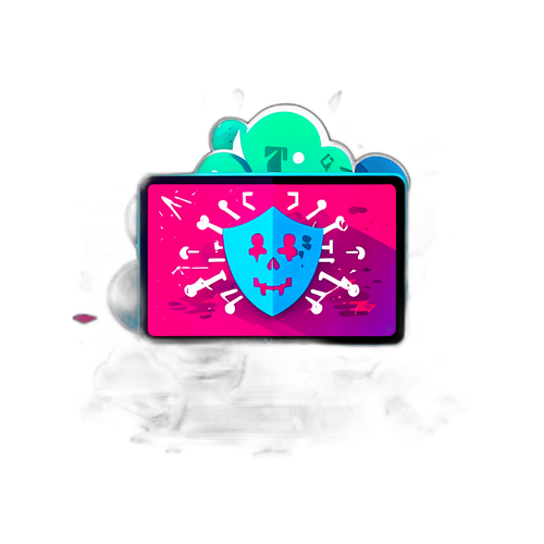 Reprezentare vizuală a unui atac cibernetic