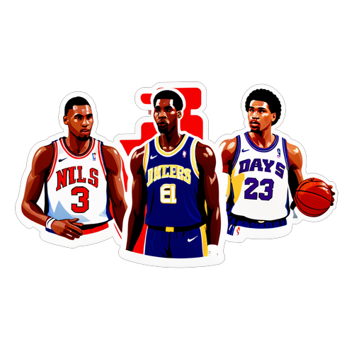 NBA選拔歷史主題貼紙