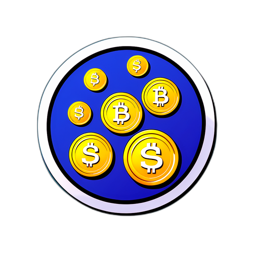 긍정적인 동전 거래 이미지 스티커