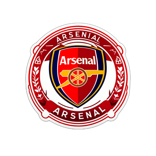 מדבקת לוגו ארסנל