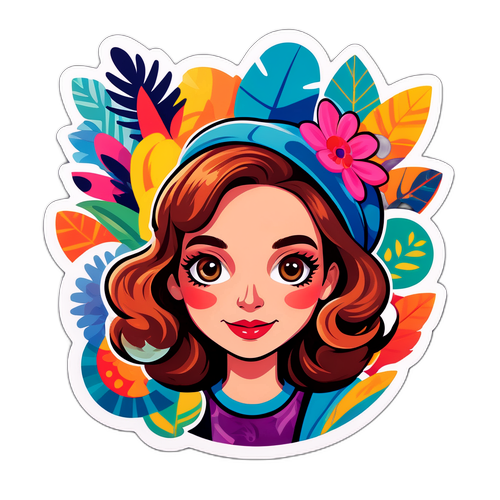 Farbenfrohes Kunstwerk