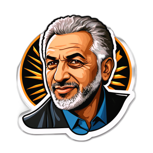 מדבקת פעולה מרשימה של משה סעדה