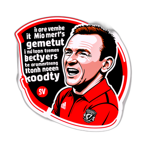 Sticker commemorativo dei momenti memorabili di Rooney