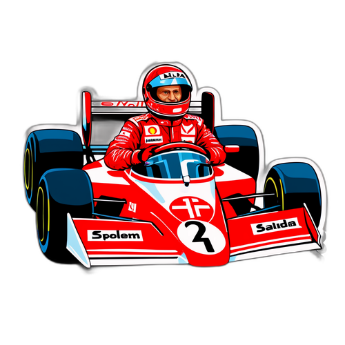 Niki Lauda im Rennwagen