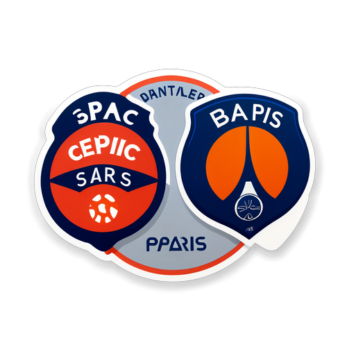 몽펠리에 vs PSG 매치 스티커