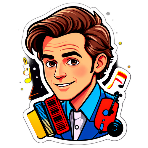 Musikalsk klistremerke av Noah Holm