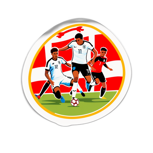 Meci intens între Anglia U21 și Germania U21