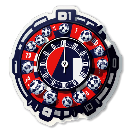 Reloj de cuenta regresiva para el partido de Independiente