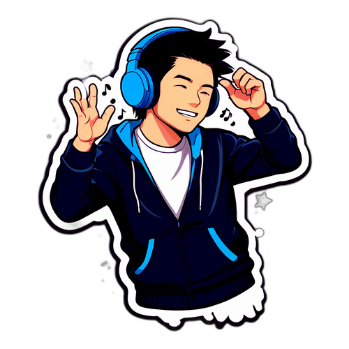 音楽を楽しむ阿部亮平