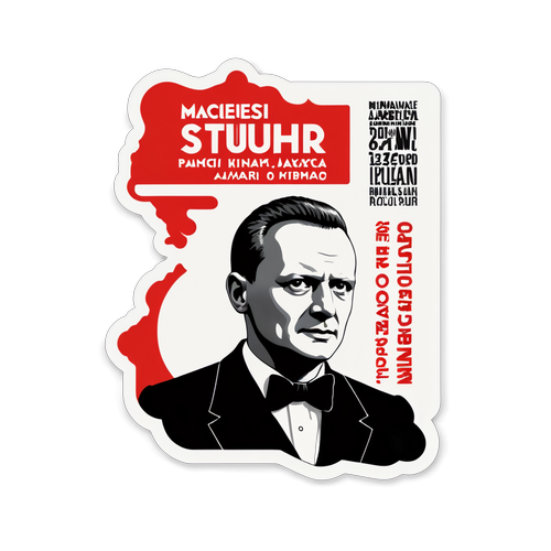 Legendarne dziedzictwo Macieja Stuhra: Czy ten sticker oddaje mu odpowiedni hołd?