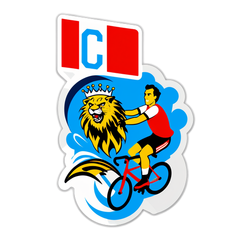 FC Utrecht: De Fietsende Voetbalhelden! Ontdek Dit Unieke Stickerontwerp!