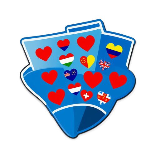 ESC-Votingsystem Aufkleber