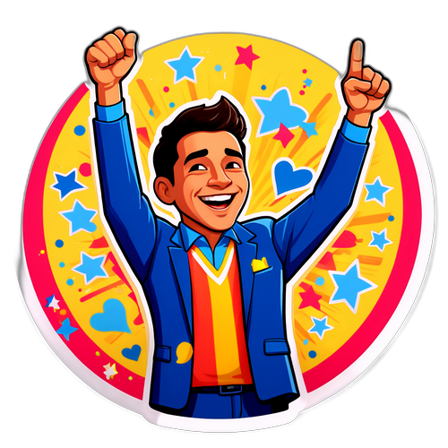 Ống dán Carlos Alcaraz ăn mừng