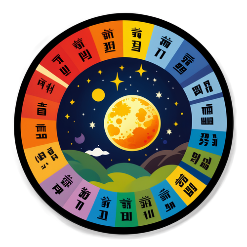 Sticker lịch âm dương