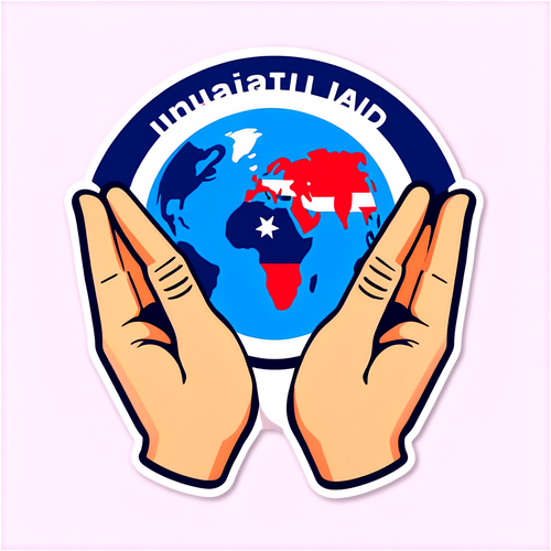 USAID Hulp Sticker