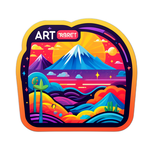 Pamagat: Art Reimagined NFT Gallery Sticker
