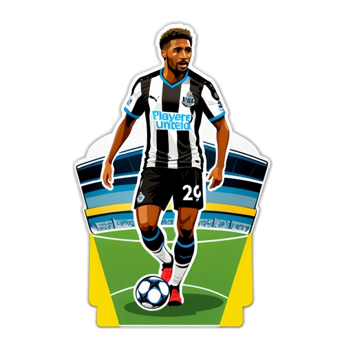 Newcastle United - Pelaaja tarra