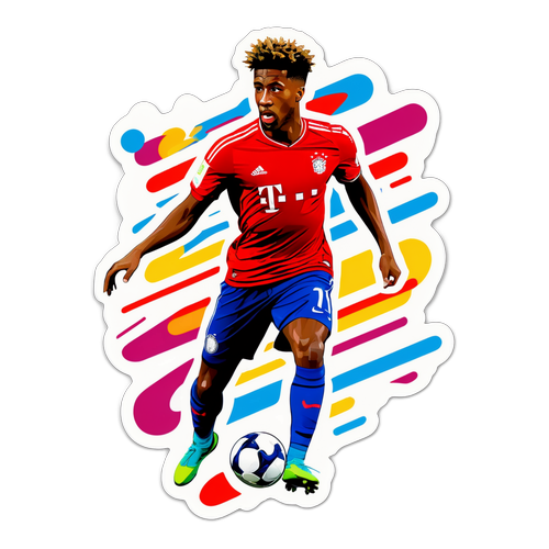 Stiker Dinamis Kingsley Coman