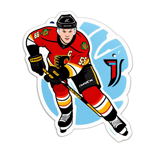 Energisk representation av Tkachuk i spel