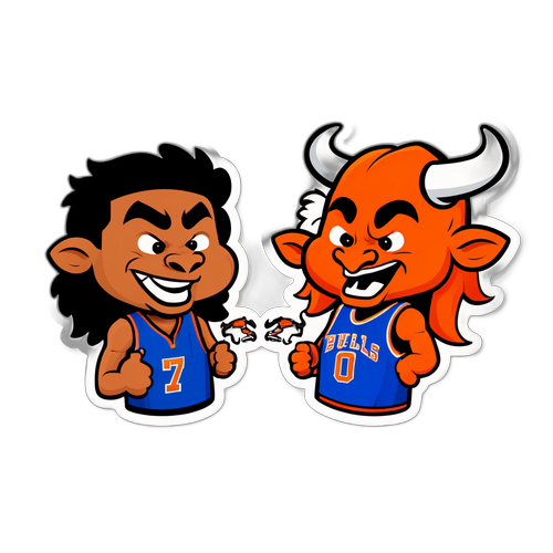 Masiglang Laban ng Bulls at Knicks