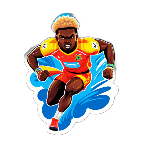 Sticker ya Clarke Oduor Akifanya Kazi