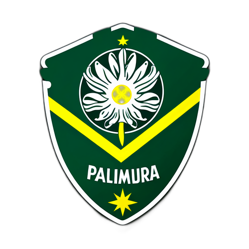 Interpretasi Artistik Logo Palmeiras dengan Unsur Bendera Brasil