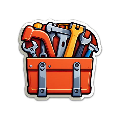 Mga Tools na May Puso: Why This Whimsical Toolbox Sticker Will Brighten Your Day!