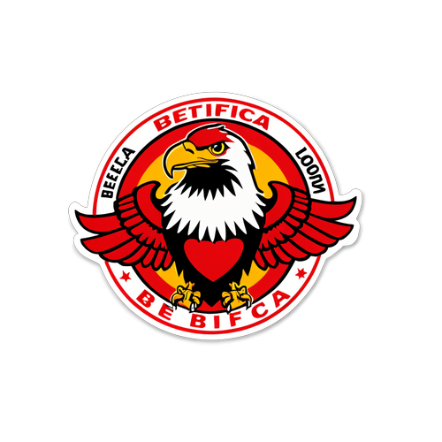 Benfica Aşk Sticker Tasarımı