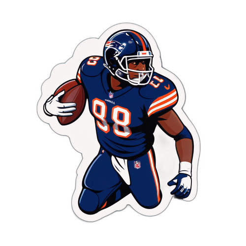 NFL 동적 선수 액션 스티커