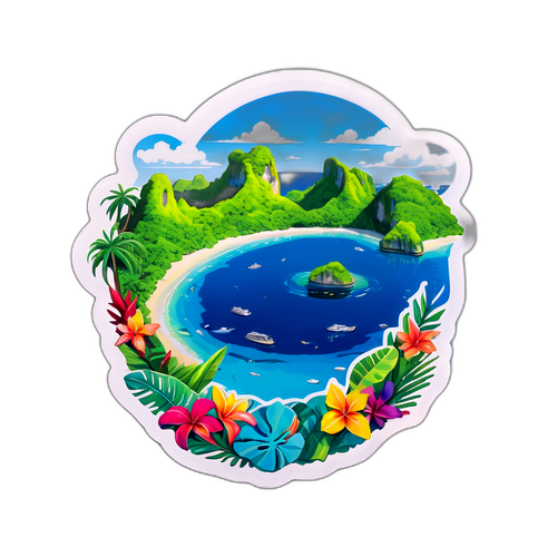 Farverig Landskab af Palau