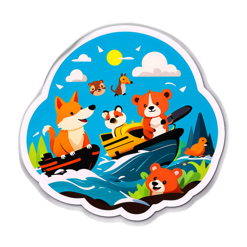 Sticker die het verhaal van het Bellewaerde-ongeluk vertelt