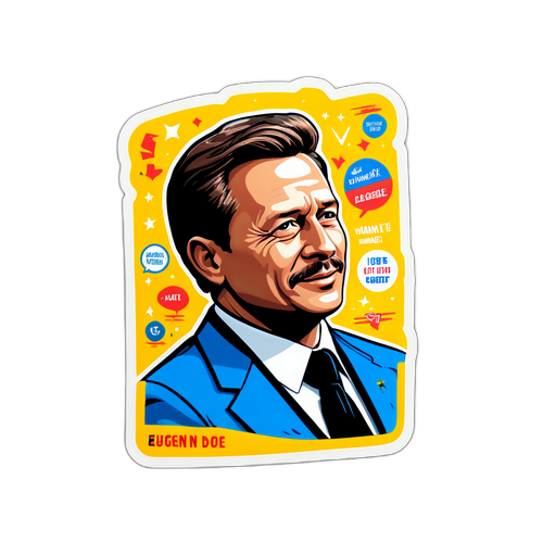 Autocolant inspirațional Eugen Neagoe