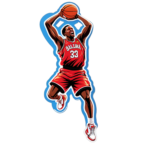 Victor Wembanyama Slam Dunk Action Sticker