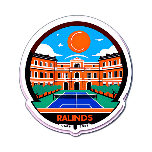 Adesivo per il Roland Garros 2025