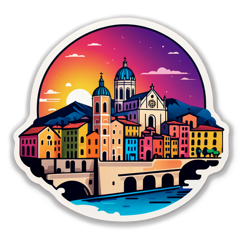 Sticker ya Mandhari ya Girona